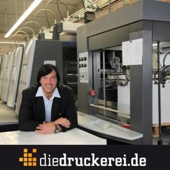 Onlinedruckerei senkt Plakatpreise. (Im Bild: Walter Meyer, Geschftsfhrer Onlineprinters GmbH)