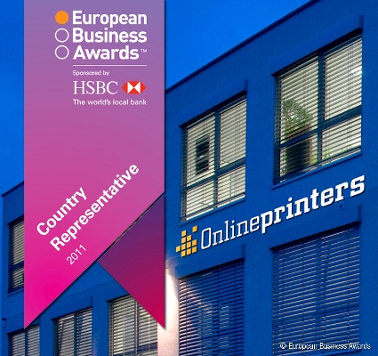 Onlineprinters GmbH fr Deutschland nominiert (c) European Business Awards